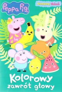 Peppa Pig Kolorowy zawrót głowy. Autor: Praca zbiorowa. Dobreksiazki.pl Okładka książki Peppa Pig Kolorowy zawrót głowy