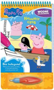 Peppa Pig. Wodne kolorowanie. Niezwykły czas. Autor: Opracowanie zbiorowe. Dobreksiazki.pl Okładka książki Peppa Pig. Wodne kolorowanie. Niezwykły czas