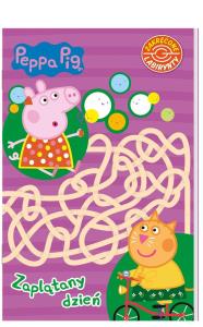 Peppa Pig. Zakręcone labirynty Zaplątany dzień. Autor: Praca zbiorowa. Dobreksiazki.pl Okładka książki Peppa Pig. Zakręcone labirynty Zaplątany dzień