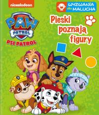 Pieski poznają figury. Wyzwania dla malucha. Psi Patrol. Autor: Opracowanie zbiorowe. Dobreksiazki.pl Okładka książki Pieski poznają figury. Wyzwania dla malucha. Psi Patrol