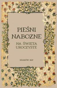 Okładka książki Pieśni nabożne na święta uroczyste