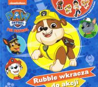 Psi Patrol. Opowiadania z naklejkami cz. 10 Rubblewkracza do akcji. Autor: Opracowanie zbiorowe. Dobreksiazki.pl Okładka książki Psi Patrol. Opowiadania z naklejkami cz. 10 Rubblewkracza do akcji