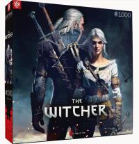 Puzzle 1000 Wiedźmin: Geralt & Ciri. Wydawca: GOOD LOOT. Dobreksiazki.pl Opakowanie Puzzle 1000 Wiedźmin: Geralt & Ciri