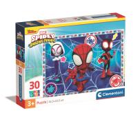 Puzzle 30 Super Kolor Spidey and His Amazing. Wydawca: Clementoni. Dobreksiazki.pl Opakowanie Puzzle 30 Super Kolor Spidey and His Amazing