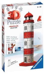 Puzzle 3D 54 Latarnia morska. Wydawca: Ravensburger. Dobreksiazki.pl Opakowanie Puzzle 3D 54 Latarnia morska