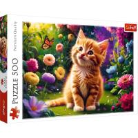 Puzzle 500 Uroczy kotek TREFL. Wydawca: Trefl. Dobreksiazki.pl Opakowanie Puzzle 500 Uroczy kotek TREFL