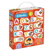 Puzzle do pary Literki CzuCzu. Autor: Opracowanie zbiorowe. Dobreksiazki.pl Okładka książki Puzzle do pary Literki CzuCzu