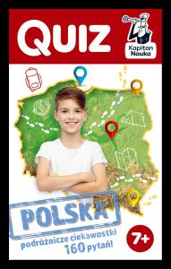 Quiz Polska 7+. Autor: Majewska Maria. Dobreksiazki.pl Okładka książki Quiz Polska 7+