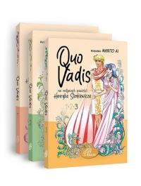 QUO VADIS. Autor: Henryk Sienkiewicz. Dobreksiazki.pl Okładka książki QUO VADIS