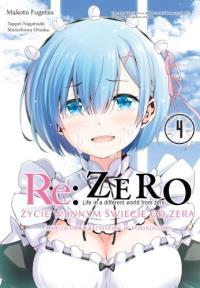 Re: Zero Życie w innym świecie od zera. Księga 2 - Tydzień w rezydencji 04. Autor: Makoto Fugetsu. Dobreksiazki.pl Okładka książki Re: Zero Życie w innym świecie od zera. Księga 2 - Tydzień w rezydencji 04