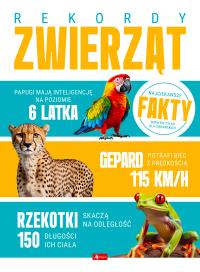 Rekordy zwierząt. Najciekawsze fakty. Autor: Praca zbiorowa. Dobreksiazki.pl Okładka książki Rekordy zwierząt. Najciekawsze fakty