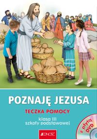 Religia Poznaję Jezusa teczka pomocy dla klasy 3 szkoły podstawowej. Autor: Opracowanie zbiorowe. Dobreksiazki.pl Okładka książki Religia Poznaję Jezusa teczka pomocy dla klasy 3 szkoły podstawowej