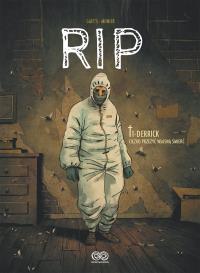 RIP Tom 1: Derrick. Ciężko przeżyć własną śmierć. Autor: Monier Julien. Dobreksiazki.pl Okładka książki RIP Tom 1: Derrick. Ciężko przeżyć własną śmierć