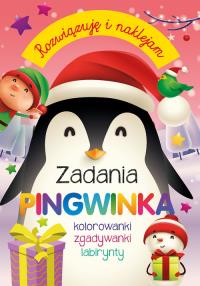 Rozwiązuję i naklejam. Zadania Pingwinka. Autor: Szymanek Barbara. Dobreksiazki.pl Okładka książki Rozwiązuję i naklejam. Zadania Pingwinka