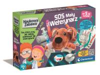 S.O.S MAŁY WETERYNARZ 50712. Wydawca: Clementoni. Dobreksiazki.pl Opakowanie S.O.S MAŁY WETERYNARZ 50712