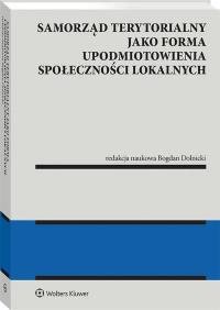 Okładka książki Samorząd terytorialny jako forma upodmiotowienia społeczności lokalnych