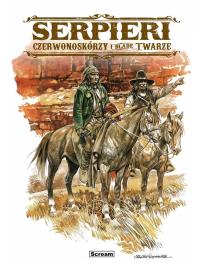 Serpieri - Czerwonoskórzy i Blade Twarze. Autor: Serpieri Paolo Eleuteri, Roberto Ambrosio. Dobreksiazki.pl Okładka książki Serpieri - Czerwonoskórzy i Blade Twarze