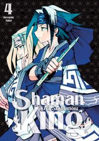 Shaman King. Tom 4. Autor: Hiroyuki Takei. Dobreksiazki.pl Okładka książki Shaman King. Tom 4