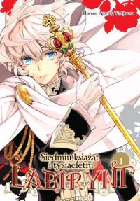 Siedmiu książąt i tysiącletni labirynt 01 + naklejki. Autor: Haruno Atori, Yu Aikawa. Dobreksiazki.pl Okładka książki Siedmiu książąt i tysiącletni labirynt 01 + naklejki