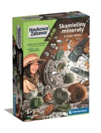 Skamieliny i mineraly. Wydawca: Clementoni. Dobreksiazki.pl Opakowanie Skamieliny i mineraly