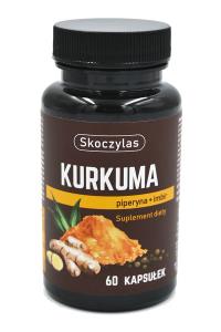 Skoczylas Kurkuma 60kaps. Producent: Skoczylas. Dobreksiazki.pl Zdjęcie produktu Skoczylas Kurkuma 60kaps