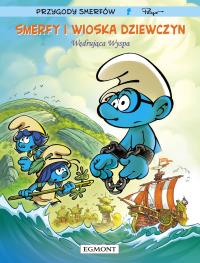 Smerfy i wioska dziewczyn T.6 Wędrująca wyspa. Autor: Luc Parthoens, Thierry Culliford, Laurent Cagniat. Dobreksiazki.pl Okładka książki Smerfy i wioska dziewczyn T.6 Wędrująca wyspa