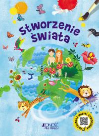 Stworzenie świata. Autor: Woods-Jack Myfanwy. Dobreksiazki.pl Okładka książki Stworzenie świata