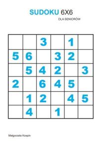 Okładka książki Sudoku 6x6