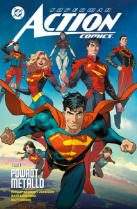 Superman Action Comics. Powrót Metallo. Tom 1. Autor: Phillip Kennedy Johnson, Rafa Sandoval. Dobreksiazki.pl Okładka książki Superman Action Comics. Powrót Metallo. Tom 1