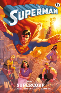 Superman. Supercorp. Tom 1. Autor: Joshua Williamson, Jamal Campbell. Dobreksiazki.pl Okładka książki Superman. Supercorp. Tom 1