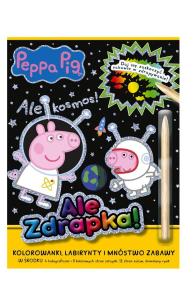 Świnka Peppa Ale zdrapka! Ale kosmos!. Autor: Praca zbiorowa. Dobreksiazki.pl Okładka książki Świnka Peppa Ale zdrapka! Ale kosmos!