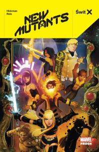 Świt X. New Mutants. Autor: Jonathan Hickman, Rod Reis, Nika Sztorc. Dobreksiazki.pl Okładka książki Świt X. New Mutants