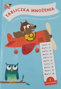 Okładka książki Tabliczka mnożenia z wysuwanymi kartami