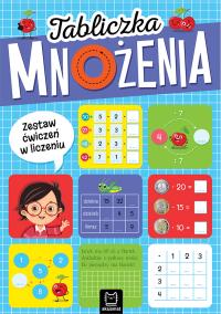 Tabliczka mnożenia. Zestaw ćwiczeń w liczeniu. Autor: Bator Agnieszka. Dobreksiazki.pl Okładka książki Tabliczka mnożenia. Zestaw ćwiczeń w liczeniu