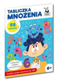Tabliczka mnożenia. Autor: Opracowanie zbiorowe. Dobreksiazki.pl Okładka książki Tabliczka mnożenia