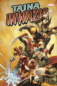 Tajna inwazja. Autor: Brian Michael Bendis, Yu Leinil Francis, Tomasz S. Dobreksiazki.pl Okładka książki Tajna inwazja