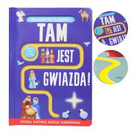 Tam jest gwiazda! Palcem po śladzie. Autor: Taylor Georgie. Dobreksiazki.pl Okładka książki Tam jest gwiazda! Palcem po śladzie