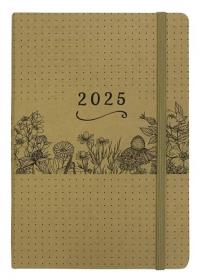 Terminarz 2025 tygodniowy A5 Bioeco z gumką MIX. Wydawca: Artsezon. Dobreksiazki.pl Opakowanie Terminarz 2025 tygodniowy A5 Bioeco z gumką MIX