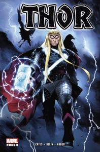 Thor T.1. Autor: Cates Donny, Nic Klein, Aaron Kuder, Jacek Drewno. Dobreksiazki.pl Okładka książki Thor T.1