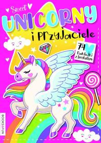 Unicorny i przyjaciele. Autor: Opracowanie zbiorowe. Dobreksiazki.pl Okładka książki Unicorny i przyjaciele