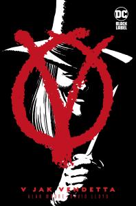 V jak Vendetta. Autor: Alan Moore, David Lloyd. Dobreksiazki.pl Okładka książki V jak Vendetta
