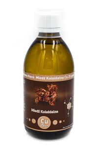 Vitacolloids Miedź koloidalna 25ppm 300ml. Producent: Vitacolloids. Dobreksiazki.pl Zdjęcie produktu Vitacolloids Miedź koloidalna 25ppm 300ml