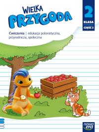 Wielka Przygoda neon SP 2 ćw. cz.2. Autor: Elżbieta Kacprzak, Anna Ładzińska, Małgorzata Ogr. Dobreksiazki.pl Okładka książki Wielka Przygoda neon SP 2 ćw. cz.2
