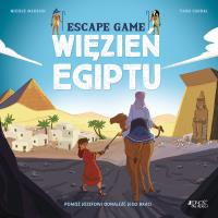 Więzień Egiptu. Escape game. Autor: Nicole Masson, Yann Caudal, Sarujin -. Dobreksiazki.pl Okładka książki Więzień Egiptu. Escape game