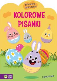Wiosenne malowanki. Kolorowe pisanki. Autor: Opracowanie zbiorowe. Dobreksiazki.pl Okładka książki Wiosenne malowanki. Kolorowe pisanki