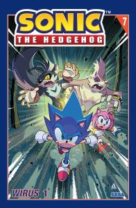 Wirus 1. Sonic the Hedgehog Tom 7. Autor: Flynn Ian, Tracy Yardley, Adam Bryce Thomas. Dobreksiazki.pl Okładka książki Wirus 1. Sonic the Hedgehog Tom 7