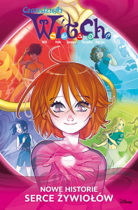 Witch. Czarodziejki W.I.T.C.H. Nowe historie. Serce żywiołów. Autor: Ferrari Alessandro, Giulia Adragna. Dobreksiazki.pl Okładka książki Witch. Czarodziejki W.I.T.C.H. Nowe historie. Serce żywiołów