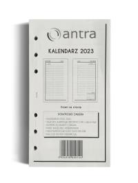 Wkład do kalendarza 2023 B6 ST/DNS. Wydawca: Antra kalendarze. Dobreksiazki.pl Opakowanie Wkład do kalendarza 2023 B6 ST/DNS