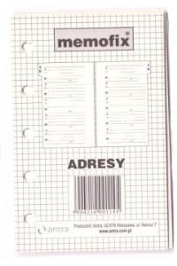Wkład do organizera MEM/M Adresy ANTRA. Wydawca: Antra. Dobreksiazki.pl Opakowanie Wkład do organizera MEM/M Adresy ANTRA