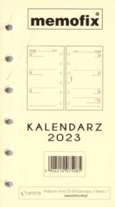 Wkład kalendarzowy 2023 Memofix A6 TDW. Wydawca: Antra. Dobreksiazki.pl Opakowanie Wkład kalendarzowy 2023 Memofix A6 TDW